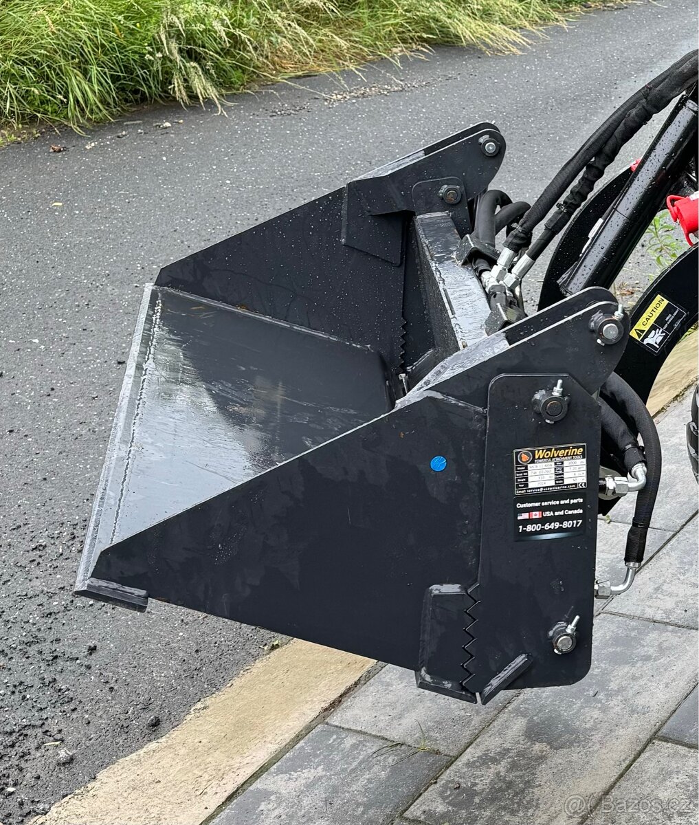 Klapačka, lžíce pro mininakladač, profi Wolverine