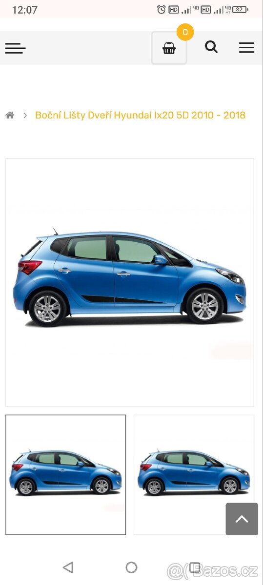 Lišty dveří P IX20