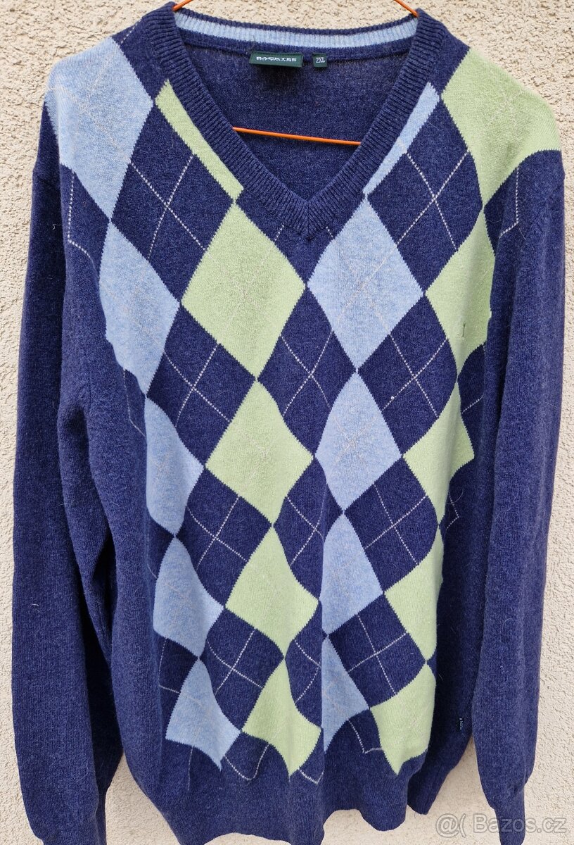 Pánský vlněný svetr velikost XXL