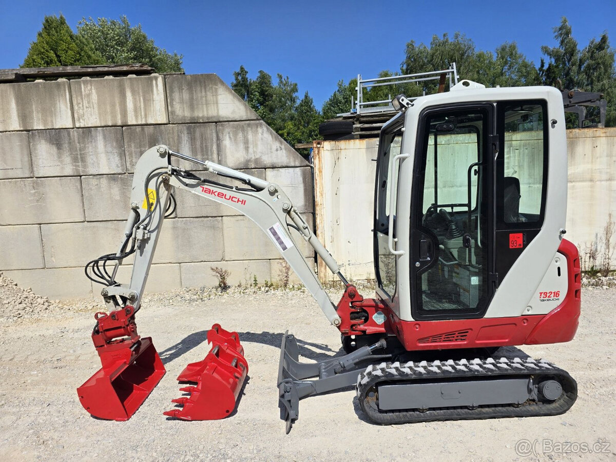 minibagr Takeuchi TB216+3x lžíce•16HP-1693MTH•