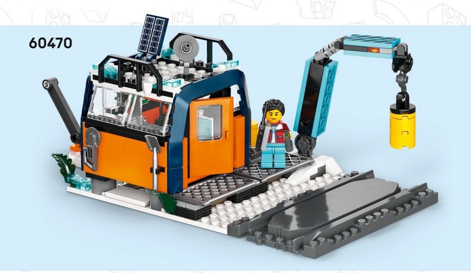 LEGO vlak nakládací stanice ze setu 60470