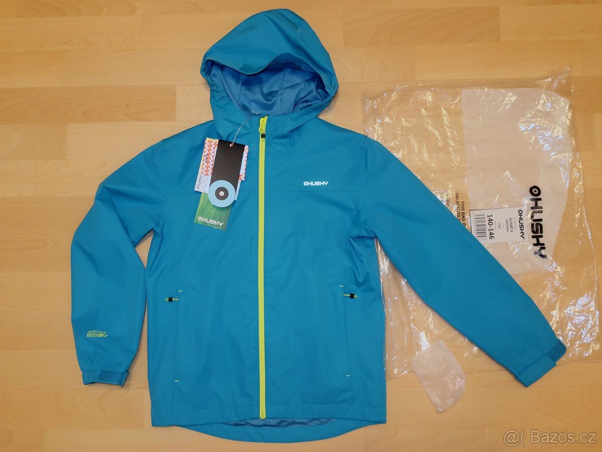 Bunda outdoor 140-146 cm - HUSKY Zunat K, modrá, NOVÁ