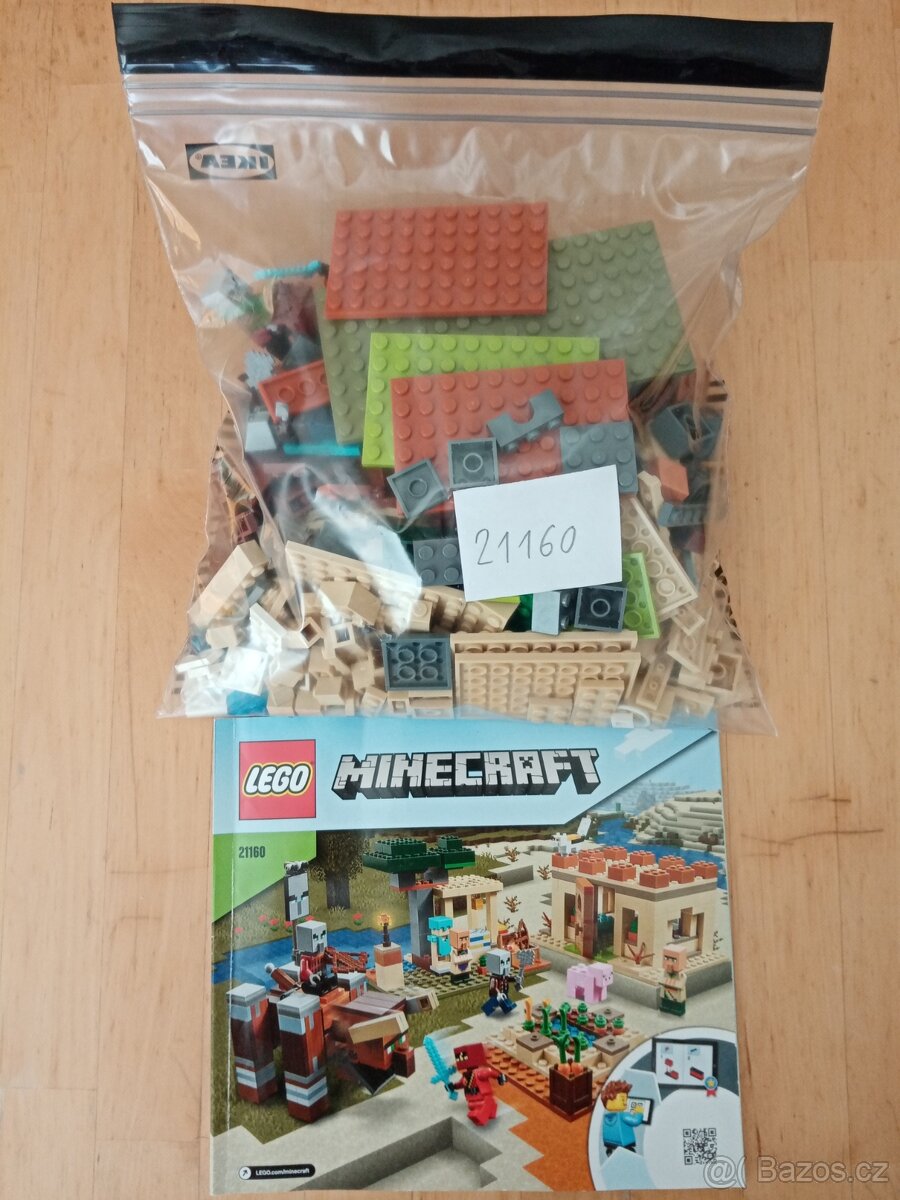 LEGO Minecraft 21160 Útok Illagerů