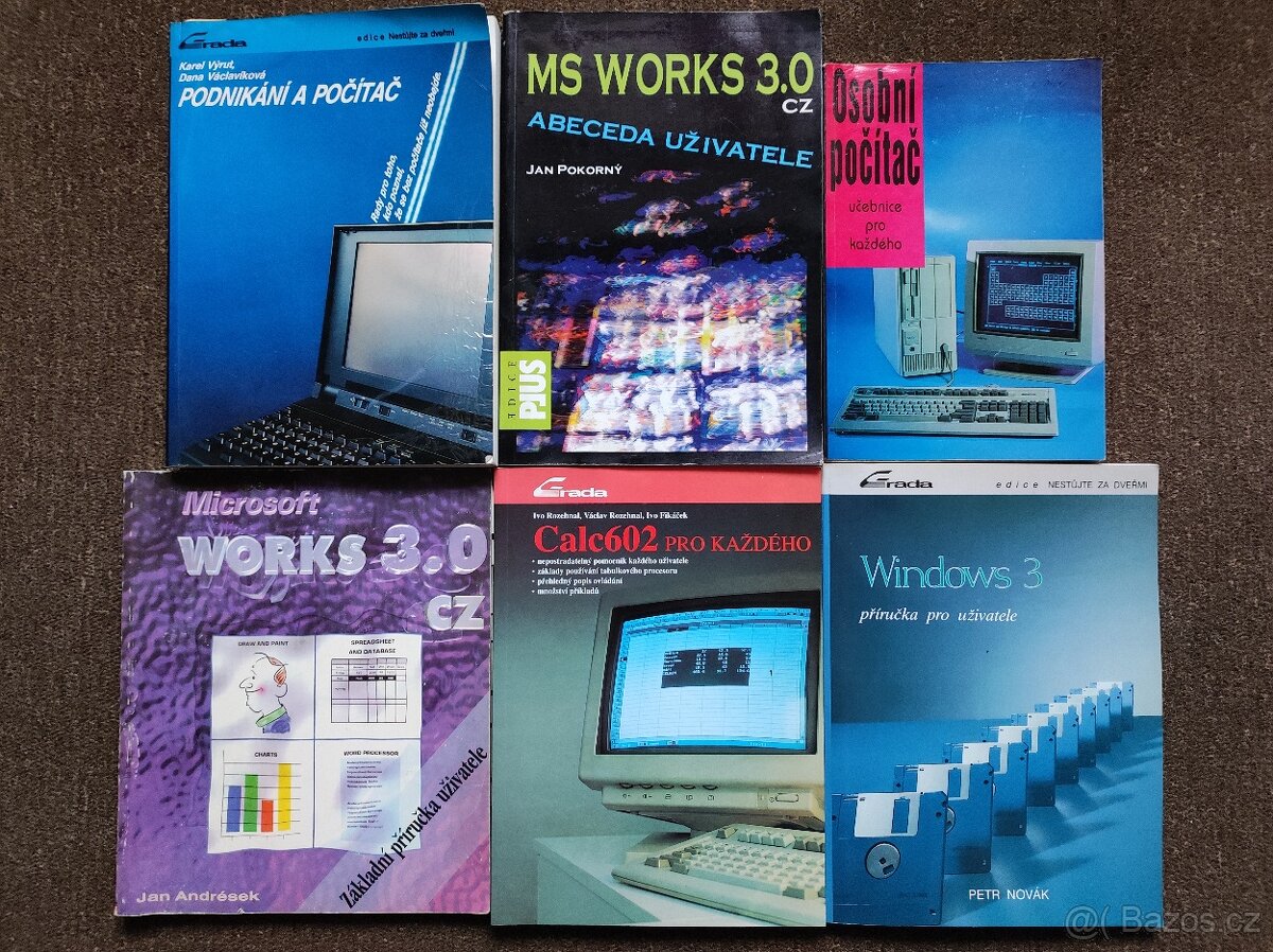 Počítačové učebnice 1. pol. 90. MS-DOS sestavy