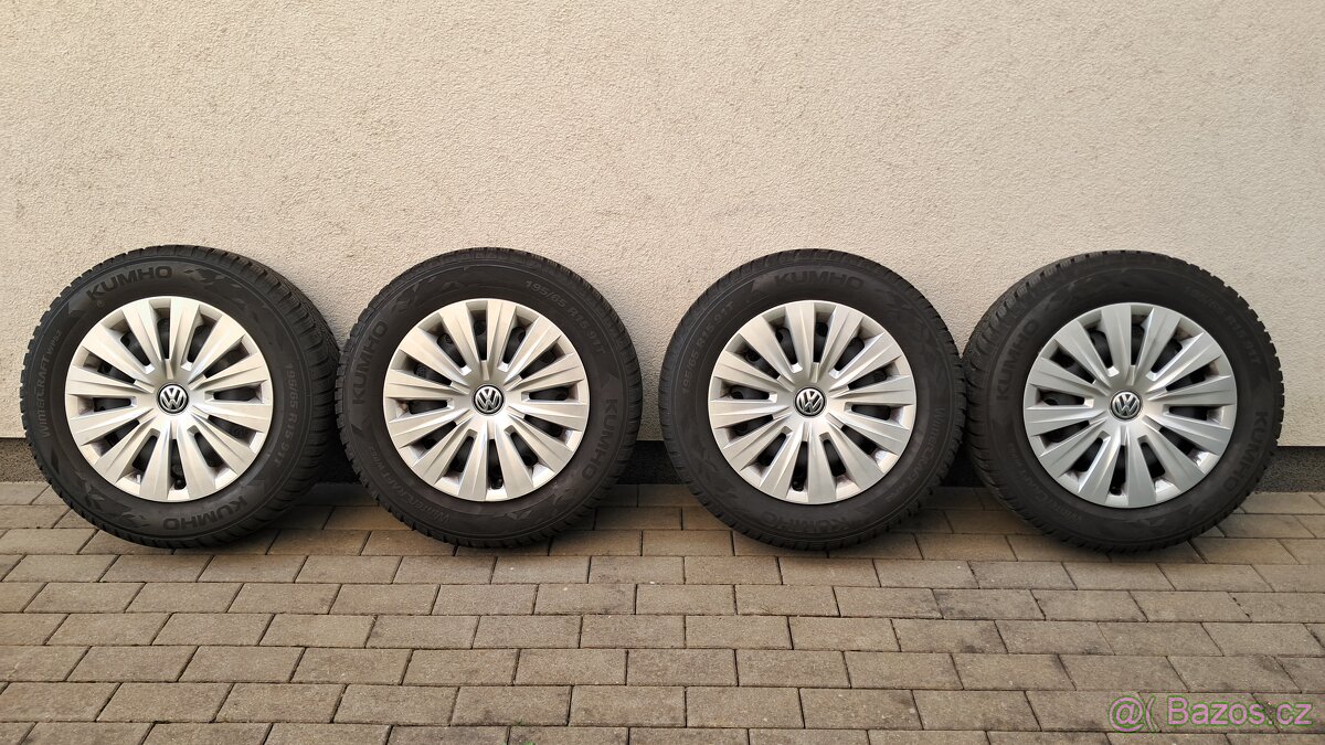 Prodám zimní kola VW 195 65 15 5x112