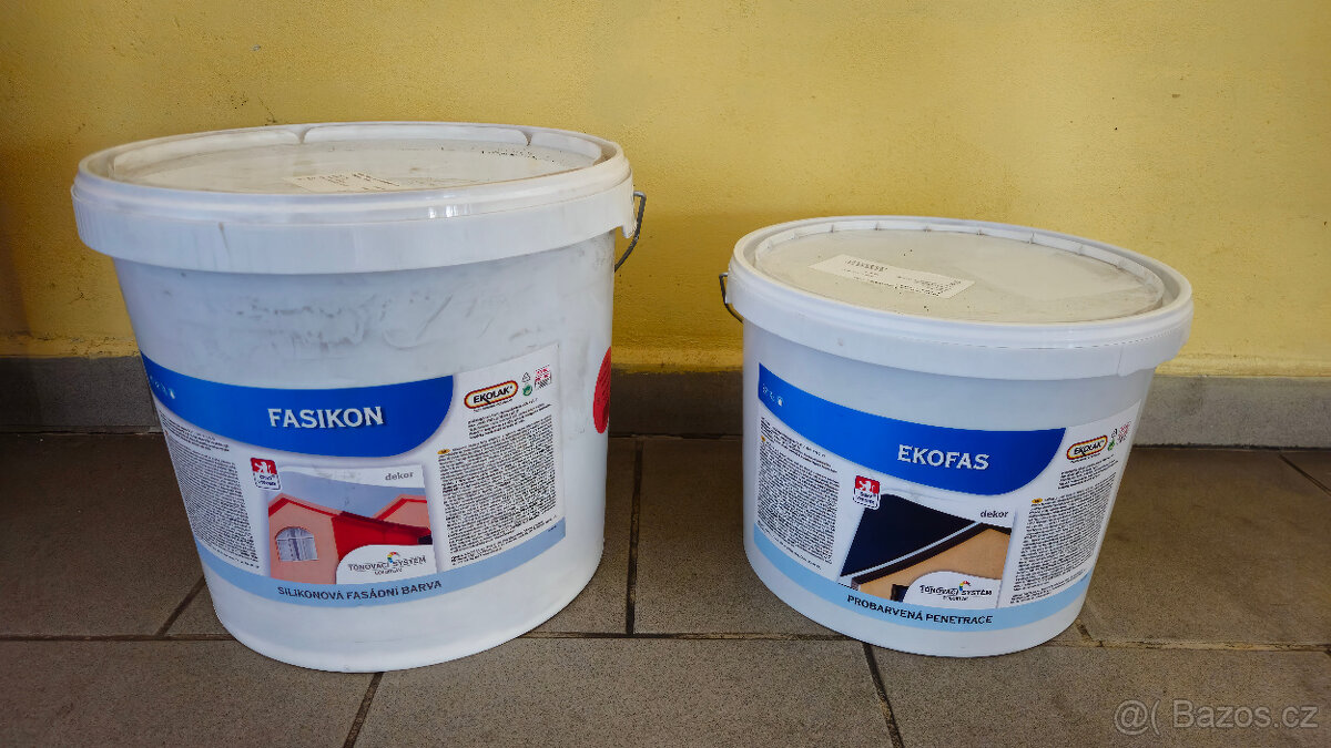 Fasádní barva RAL 8011 hnědá 60 m2