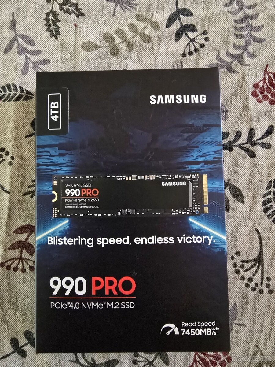 Samsung 990 PRO 4TB – Nový, nerozbalený, záruka