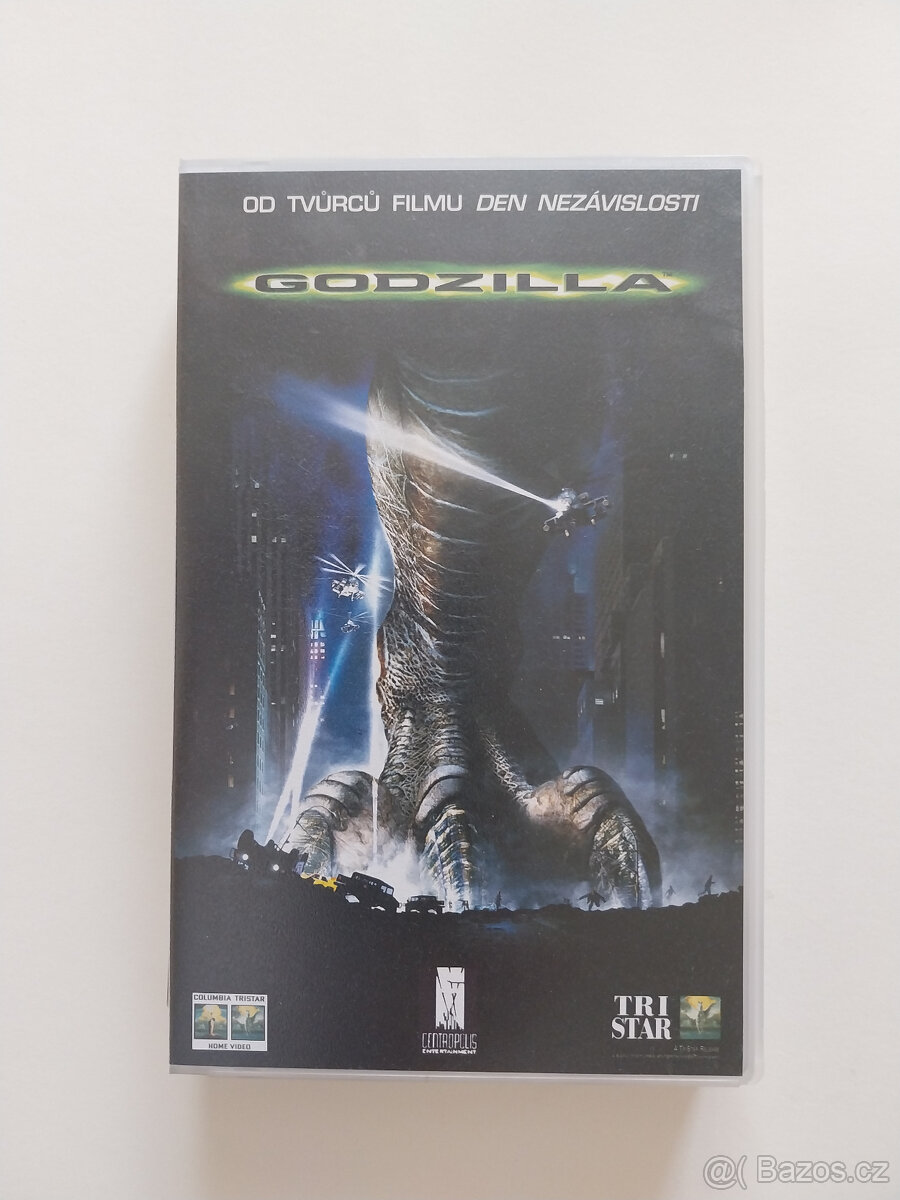VHS Godzilla z roku 1999