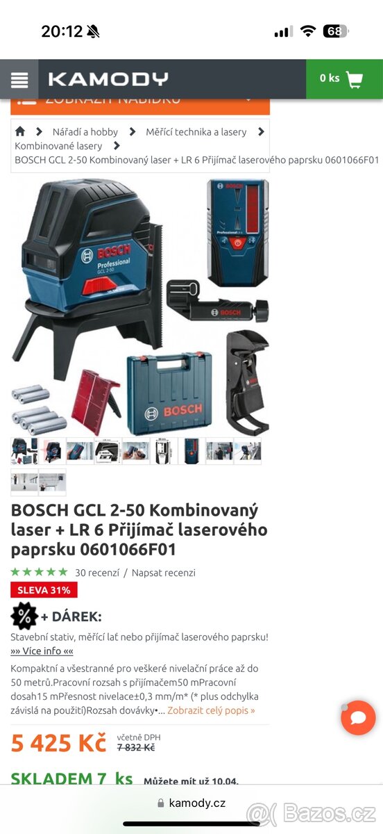 Prodám 3xpouzity laser
