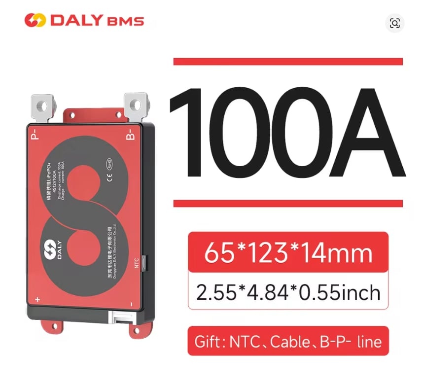 Daly BMS 4S 100A LiFePo4
