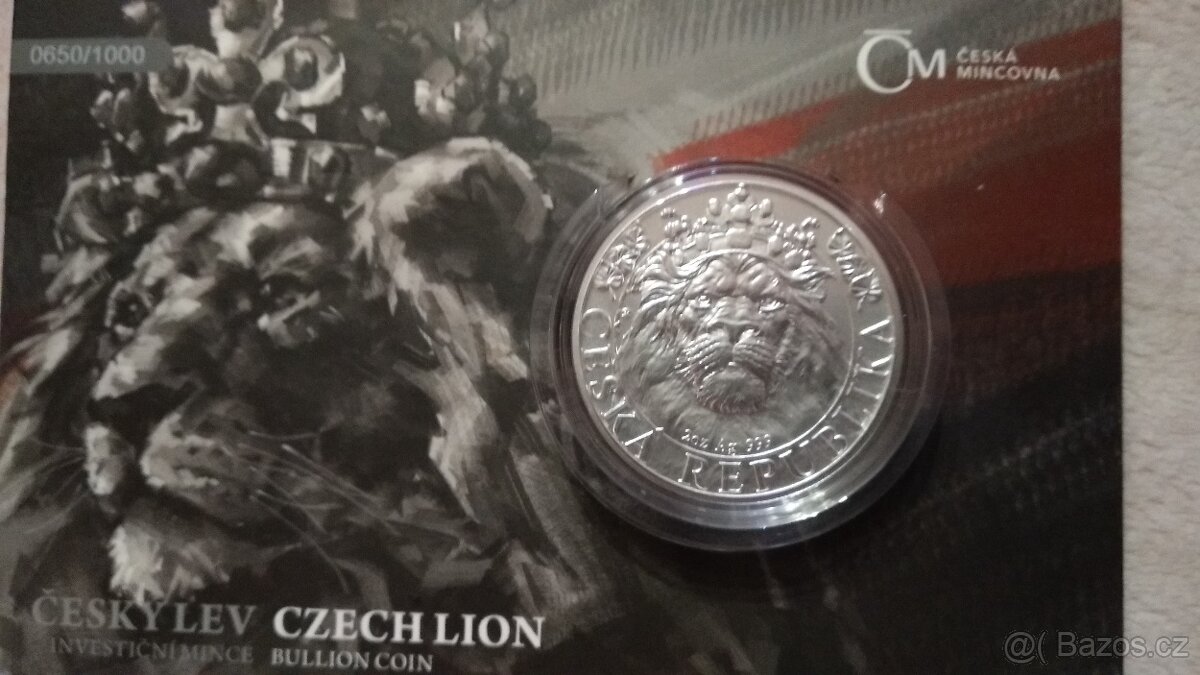 Český lev 2022 2oz