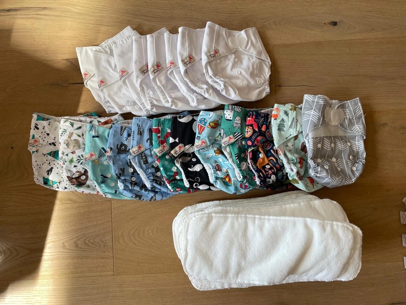 Sada 20ks kalhotek a vložek 6-9m Littles & Bloomz