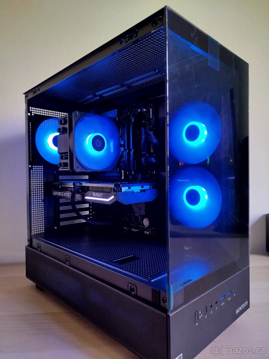 ☑️Herní PC RYZEN 5 7600,RTX 4070,32 GB DDR5,2 TB SSD