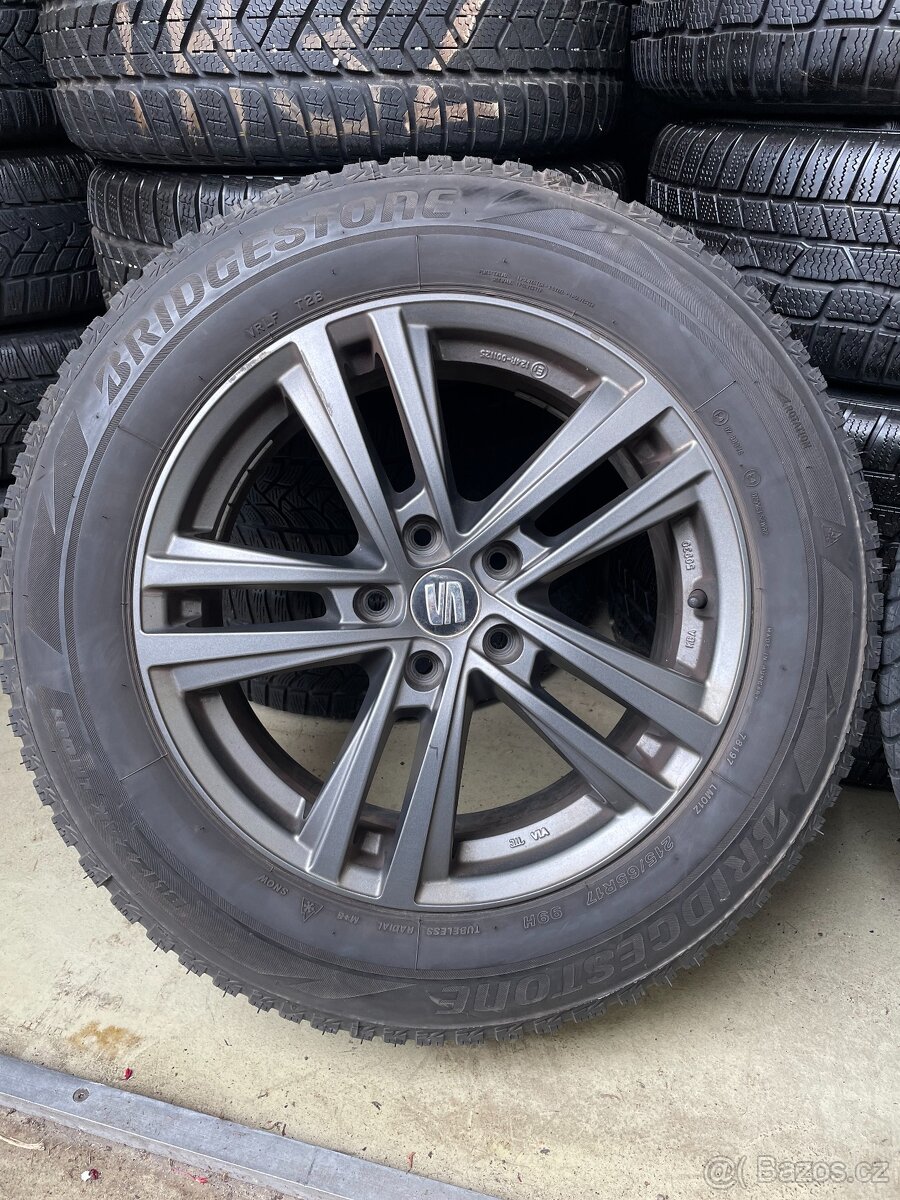 Originální kola Seat Ateca 5x112 R17 ZIMNÍ č.F104