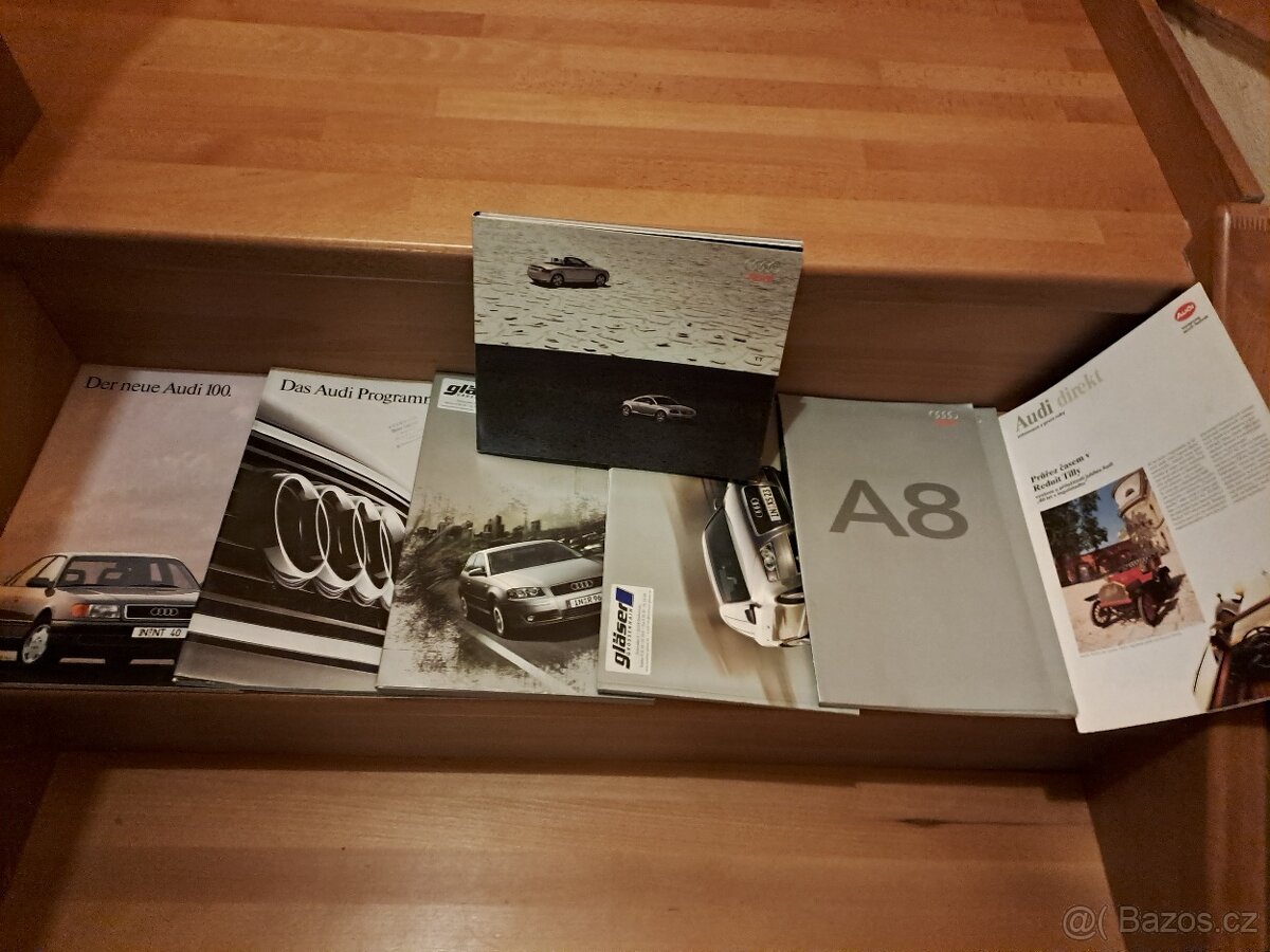 Prodám dobové prospekty Audi Seat