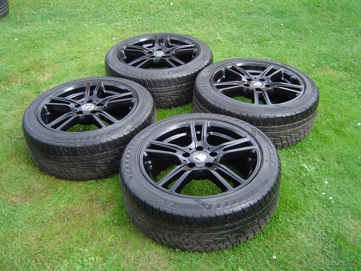 4X ZIMNÍ HLINÍKOVÁ KOLA ŠKODA OCTAVIA III 225/45 R17..TOP