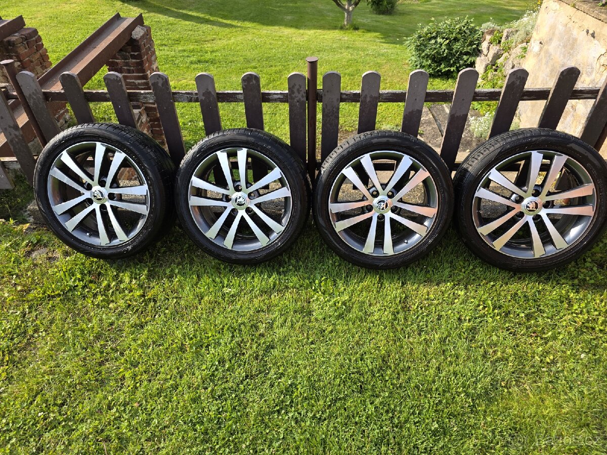 17" Alu (sada) originál Škoda Cygnus