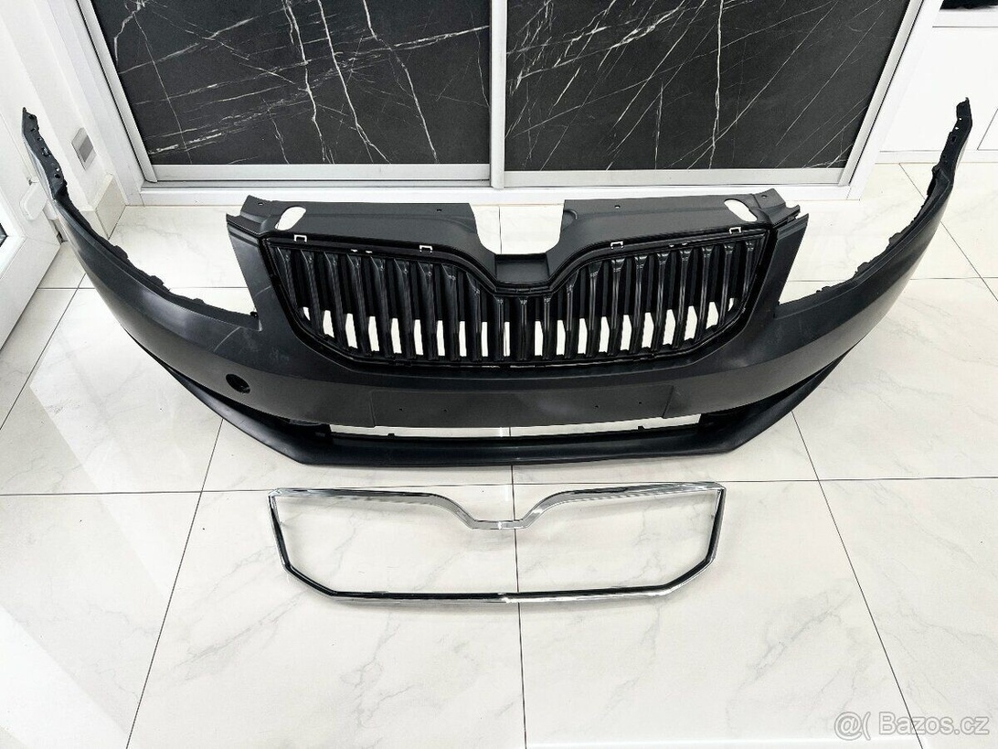 NOVÝ PŘEDNÍ NÁRAZNÍK ŠKODA OCTAVIA 3 / ZÁRUKA / ZASÍLÁME