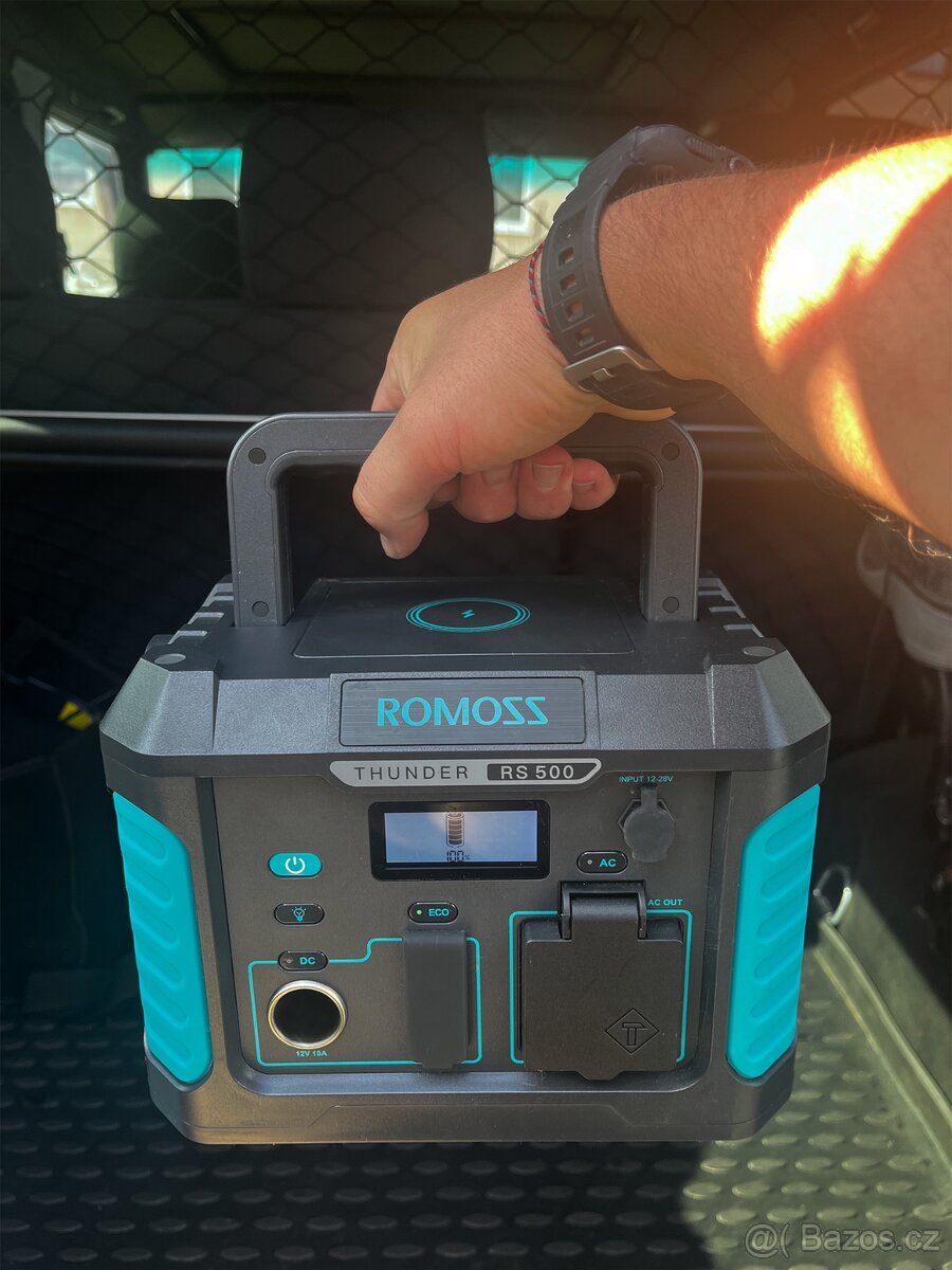 Romoss RS500 – 400 Wh centrála-nabíjecí stanice. Jako nová