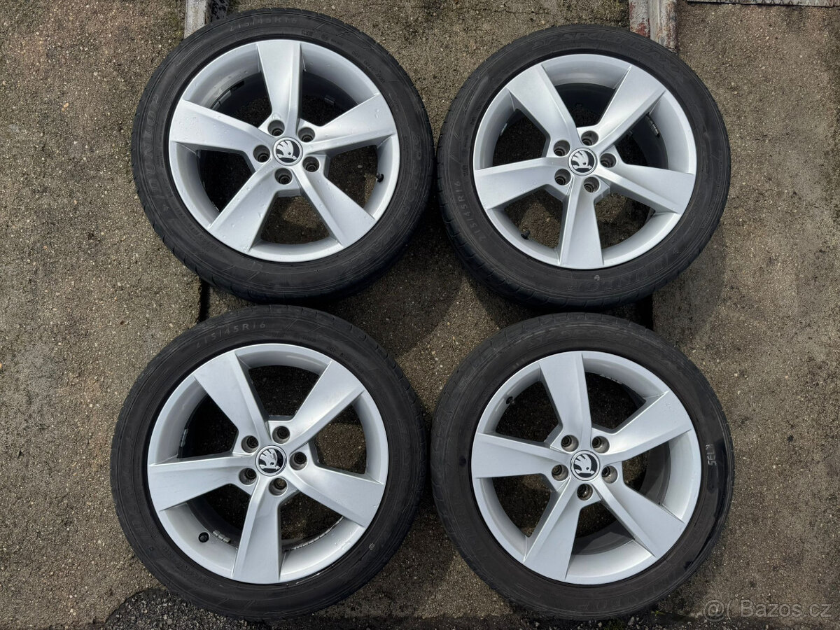 Originální alu kola Škoda Fabia III, Rapid 5x100 R16 Alore
