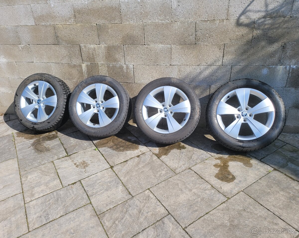 Letní sada R17 superb 5x112 215/55/17