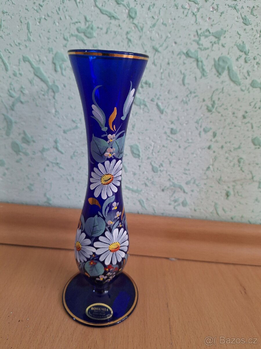 Vázička sklo Bohemia