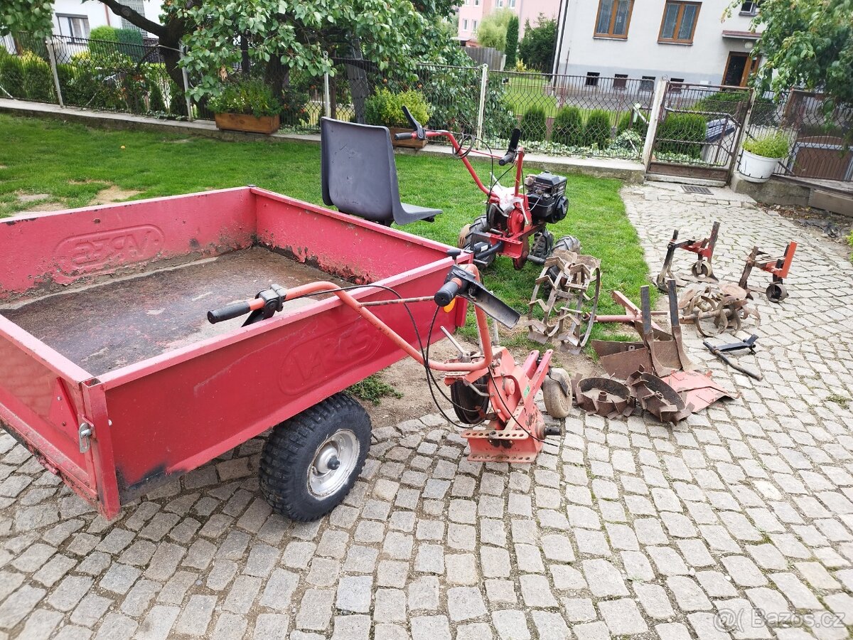 Rozavator Kultivátor s vozíkem a příslušenstvím