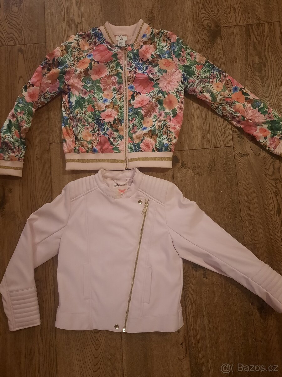 Nádherné bundy H&M vel 140 - NOVÉ