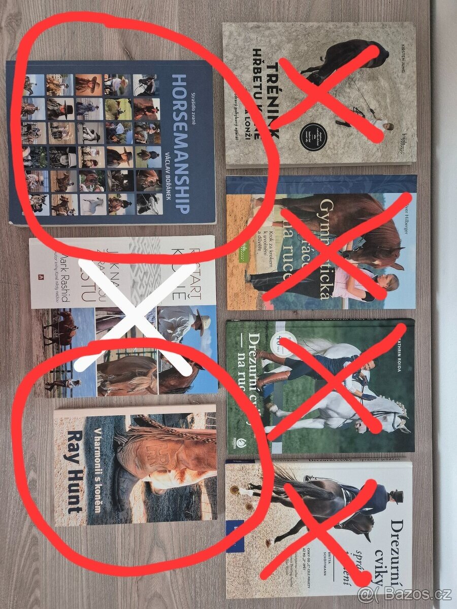 Knihy o jezdectví a výcviku