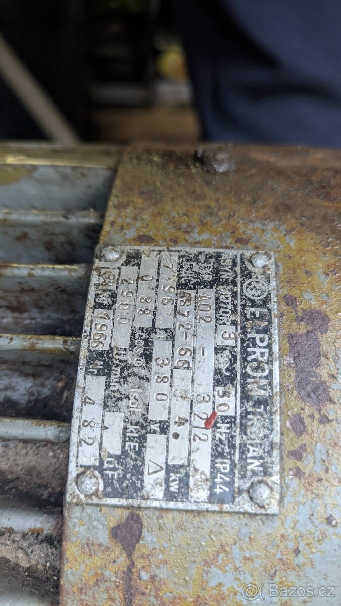 Motor 380 V, 2900 ot/m, 4 kW