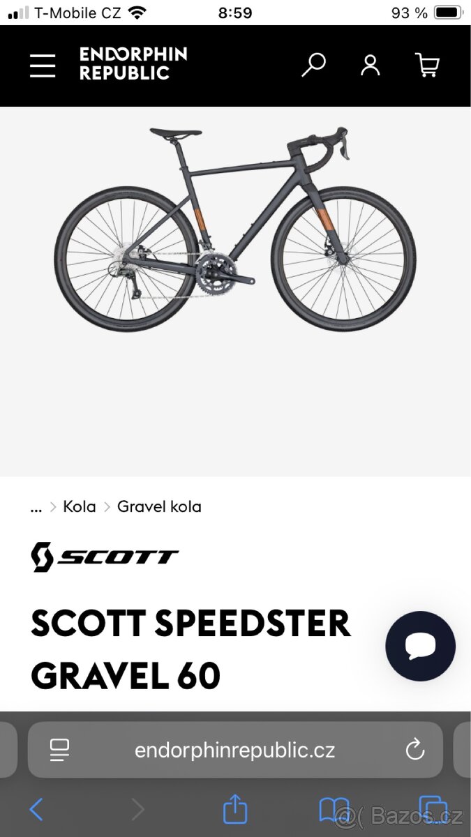 Gravel kolo Scott -XL rám