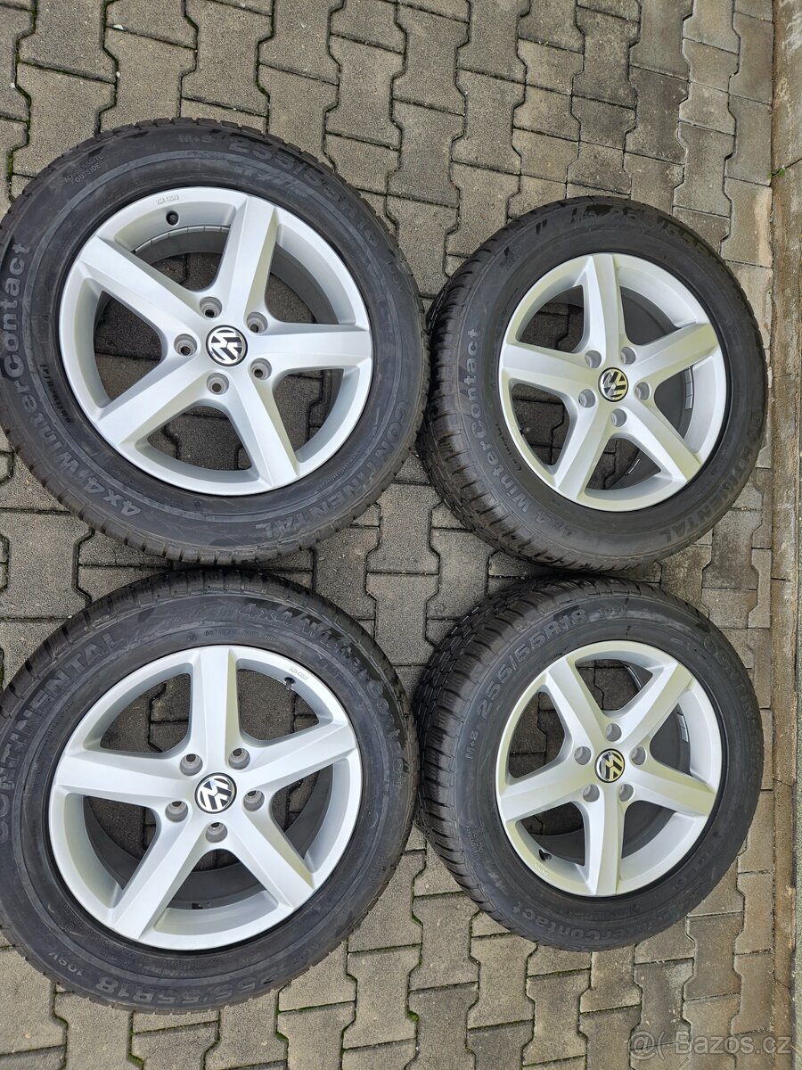 5x130 18 8J ET53 orig. VW Touareg vč. zim.pneu
