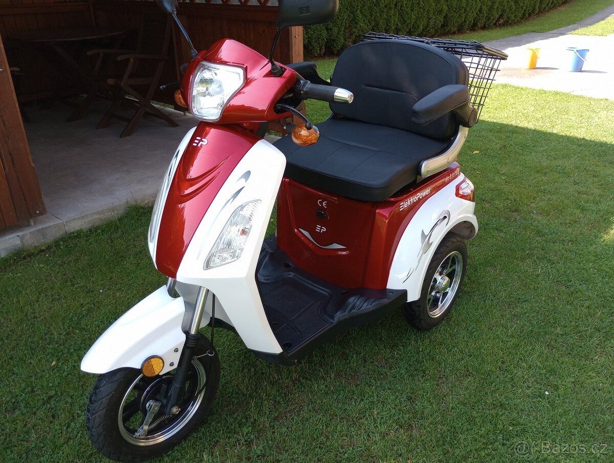 Elekterická tříkolka pro seniory Elektropover