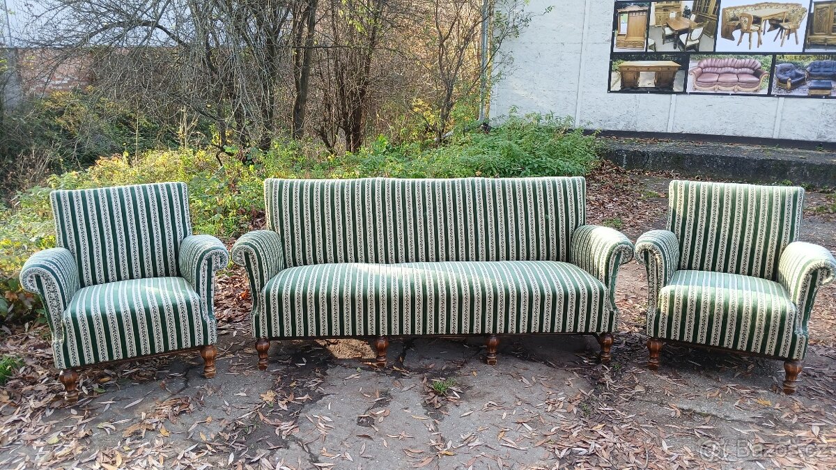 Starožitná sedací souprava 3+1+1