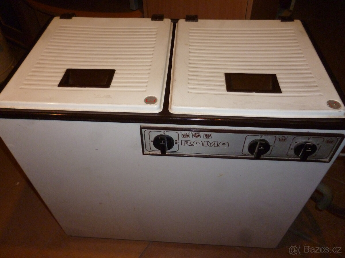 pračka romo kombi,nerez vana ,ohřev vody,ždímání za 4000kč