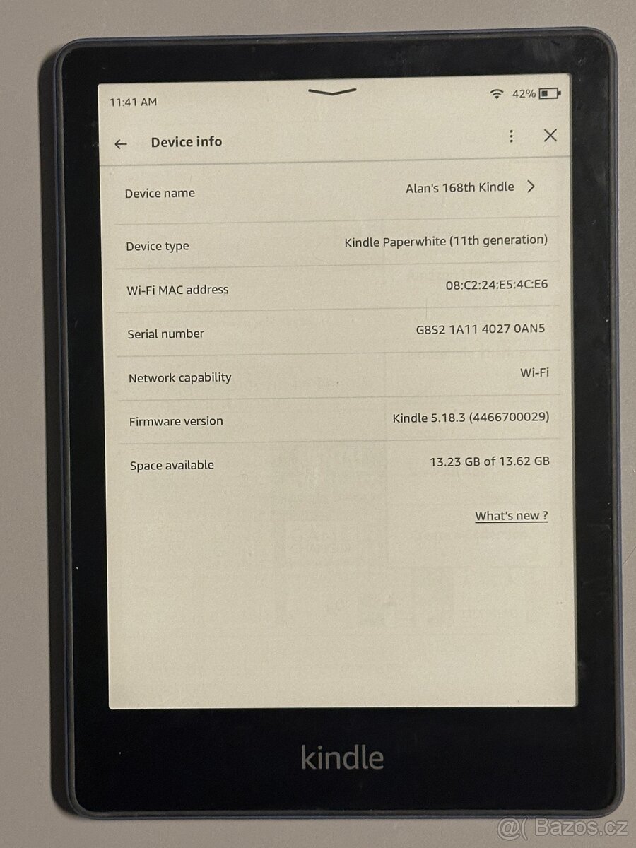 Čtečka Amazon Kindle Paperwhite 11. gen 16GB modrá