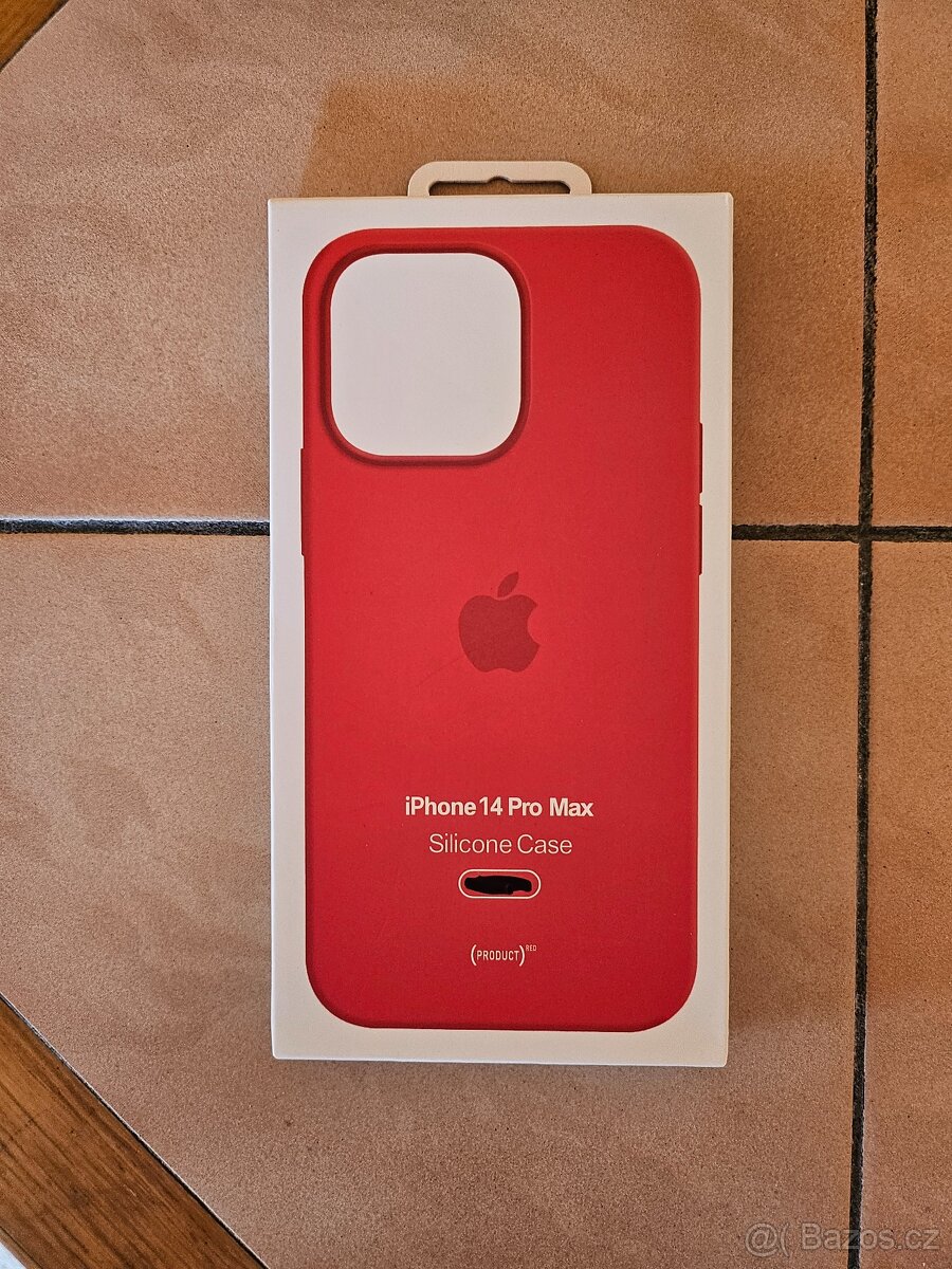 Iphone 14 pro max - červený Apple kryt