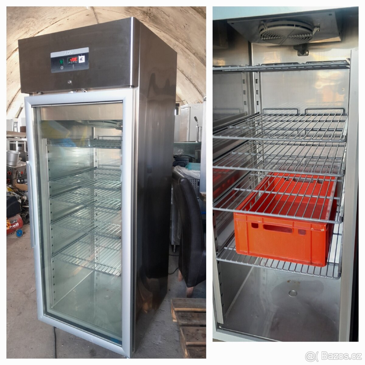 Mrazící prosklená skříň Sagi Milenium ME 70 ( 700 l )