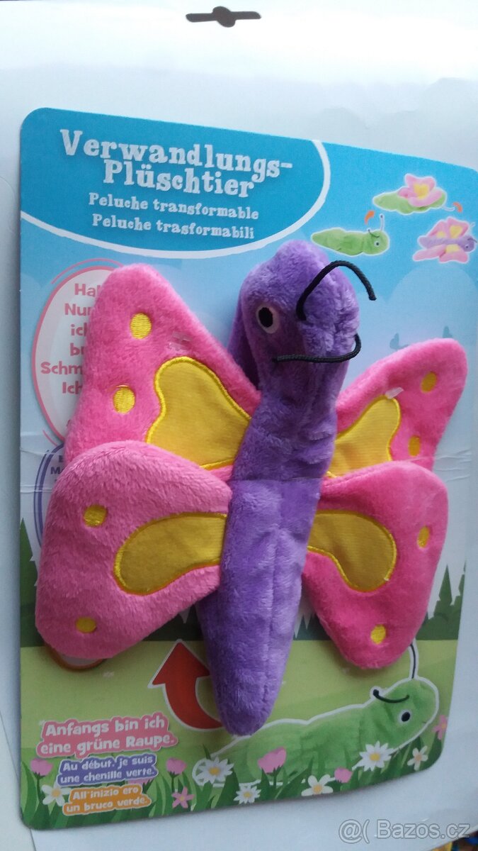 Vývoj motýla - oboustranná didaktická hračka NOVÉ
