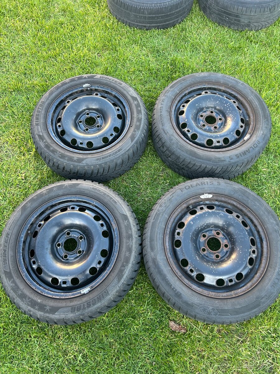 Originální plechové disky Škoda 5100 r15 ET38