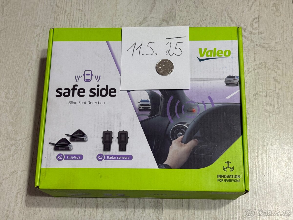Snímání mrtvého úhlu Valeo SAFE SIDE