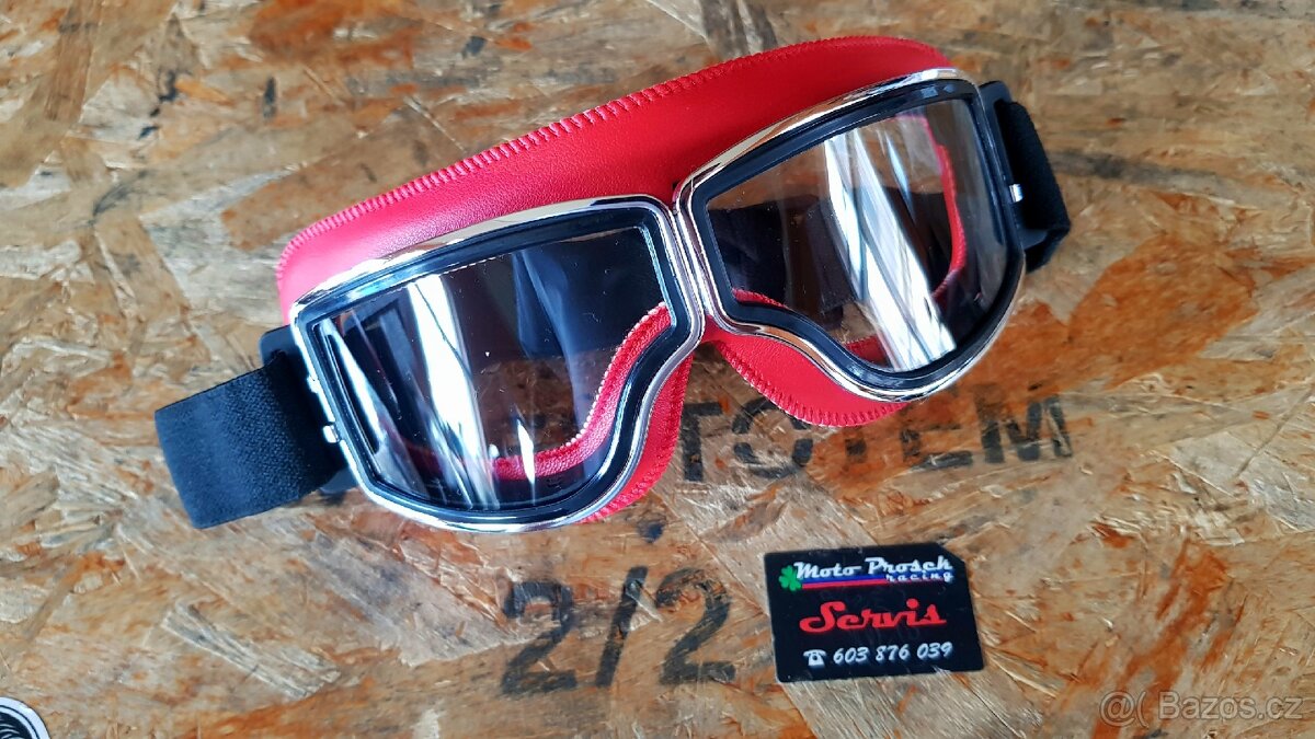 Brýle retro, Red Baron, choper, cafe racer