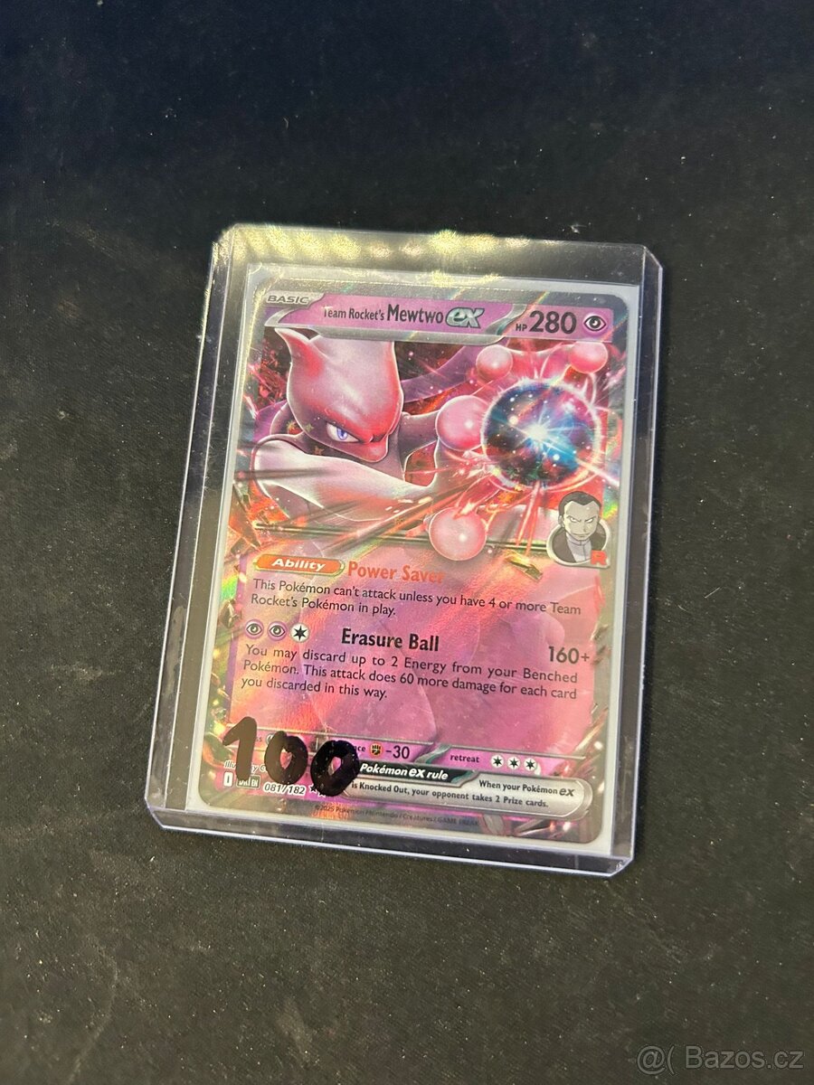 Team Rocket's Mewtwo ex - 081/182 Pokemon Destined Rivals