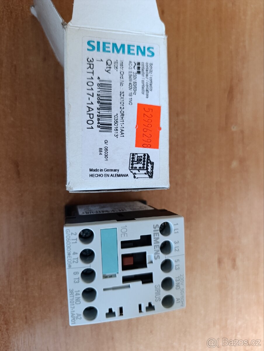 Stykač Siemens 3RT1017-1AP01