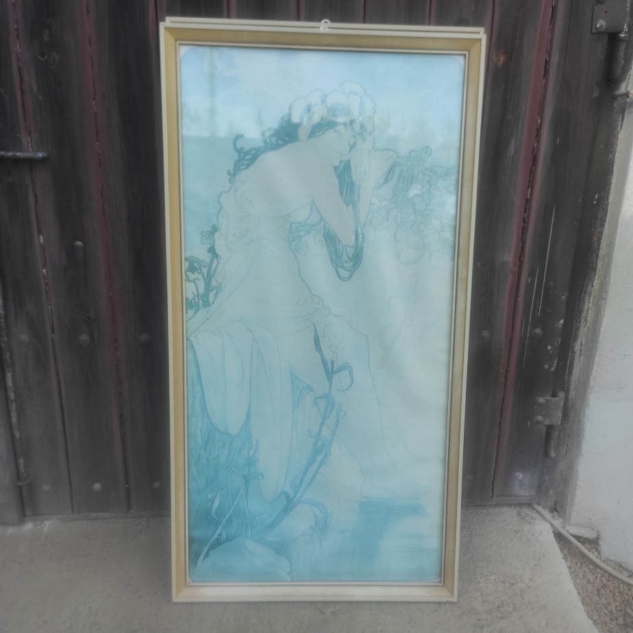 4x rám na obraz 95x50cm se sklem