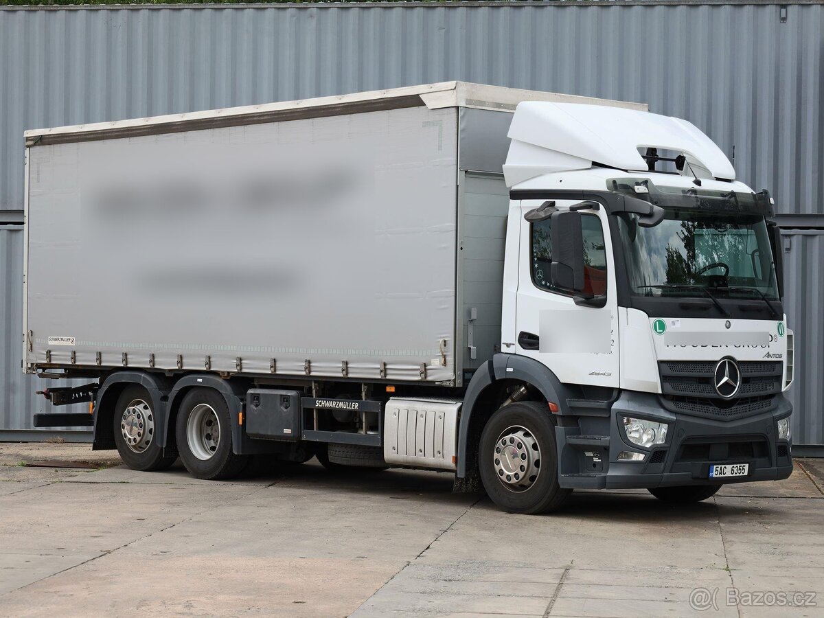 Mercedes-Benz ANTOS 2543 L,  EURO 6, 18 PALET, PLACHTA XL, H