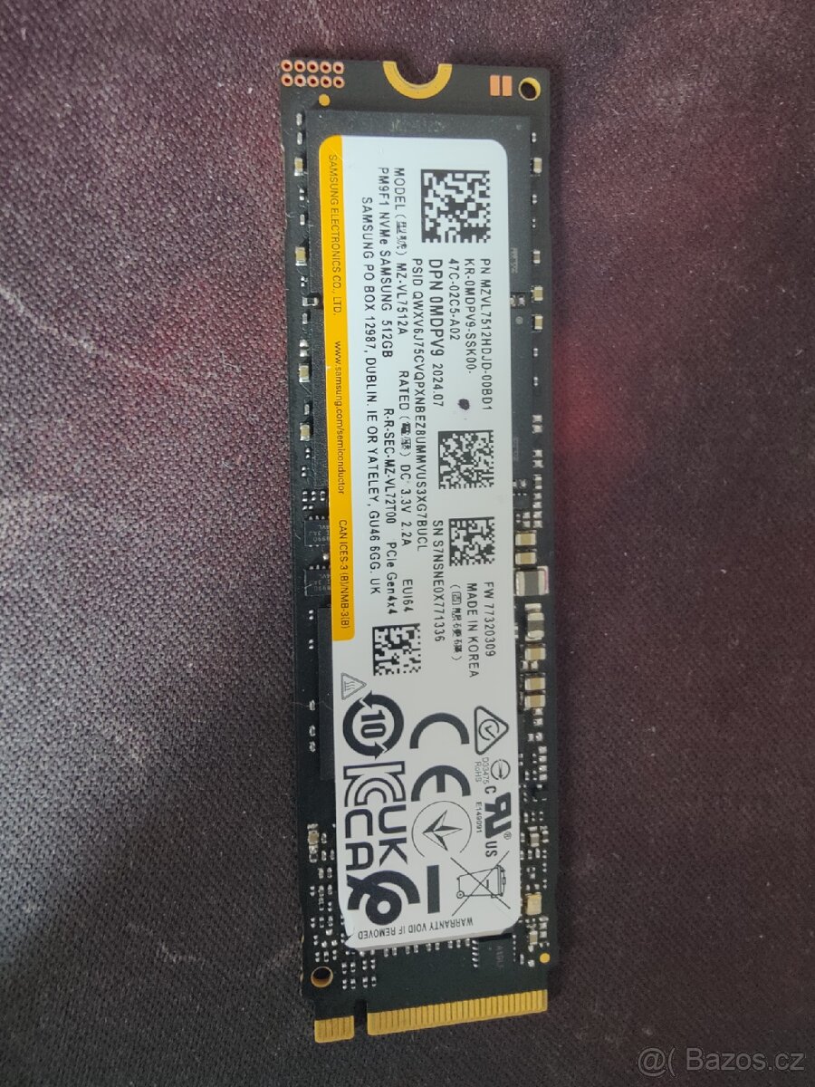 SSD M2 nvme 512gb Samsung PM9F1 ( 990 pro)
