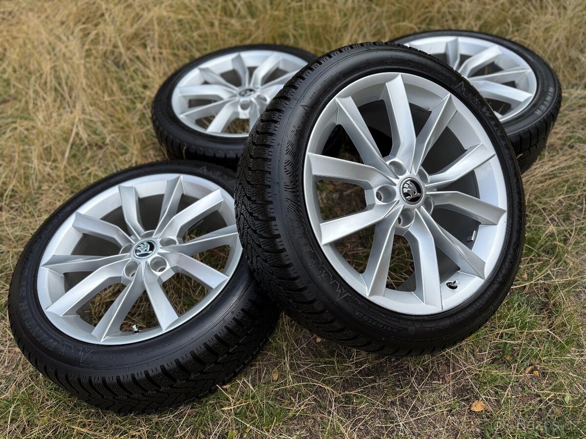 Kompletní zimní Alu kola Škoda MODUS - 235/45 R18 XL - 5x112
