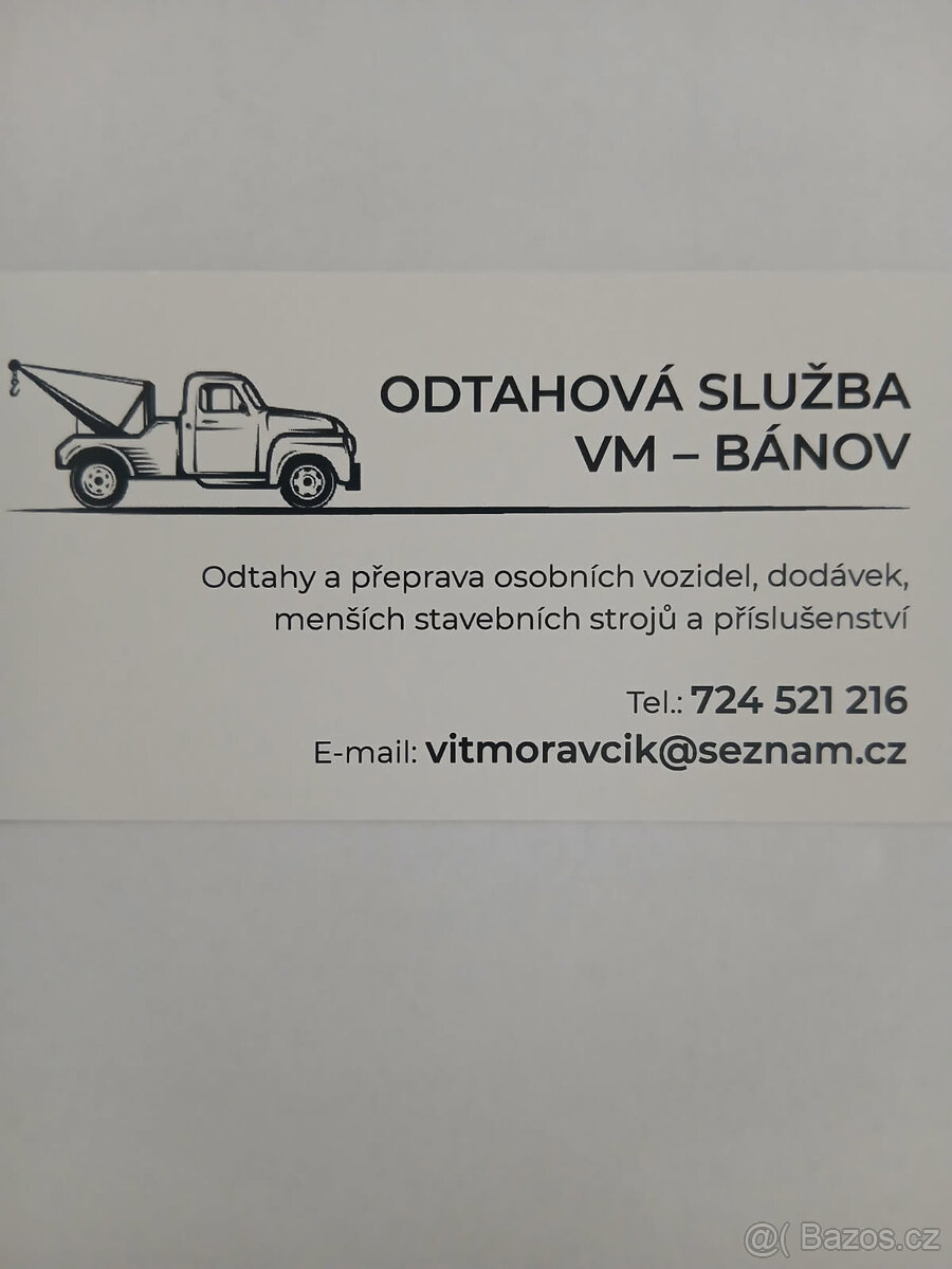 Odtahová a přepravní služba VM