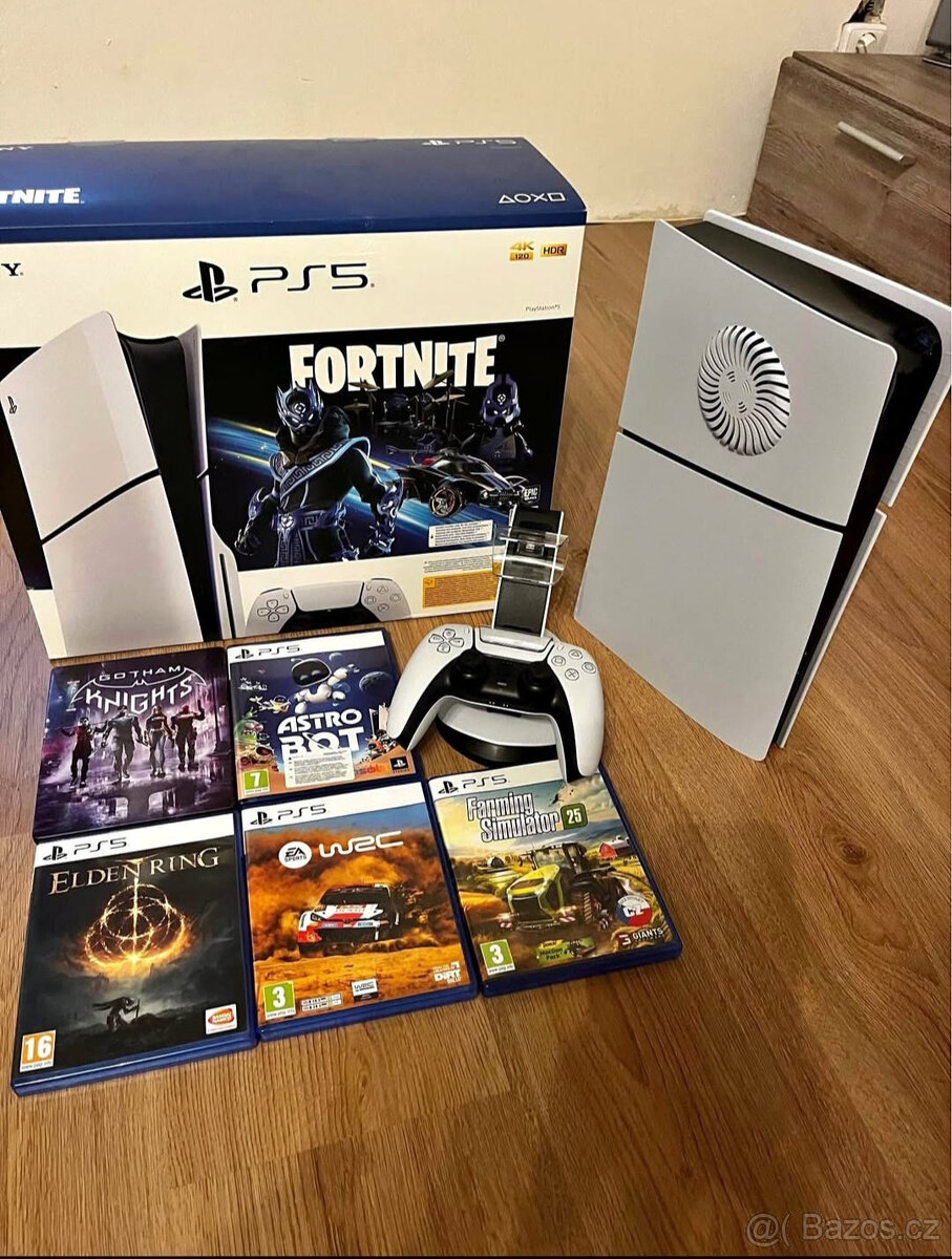 Playstation 5 slim s mechaniku 1TB a pět her
